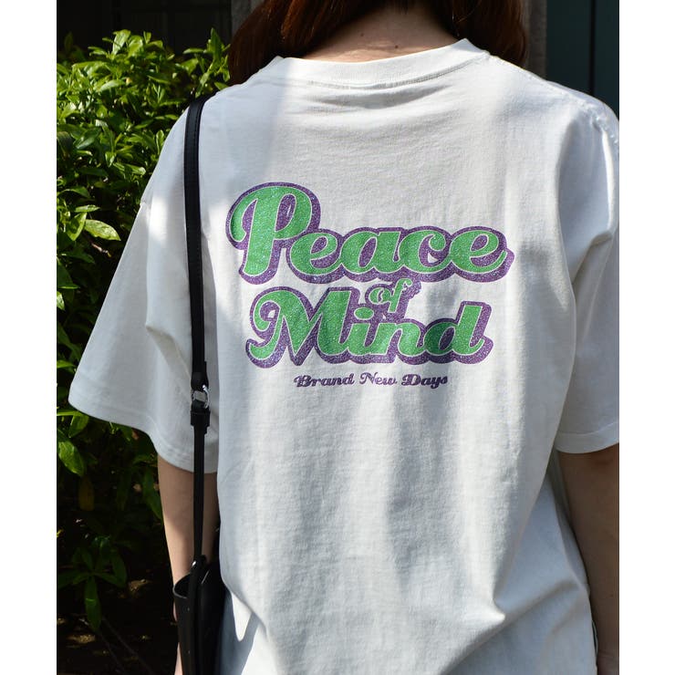 グリッタープリントTシャツ | ＆soiree | 詳細画像14 