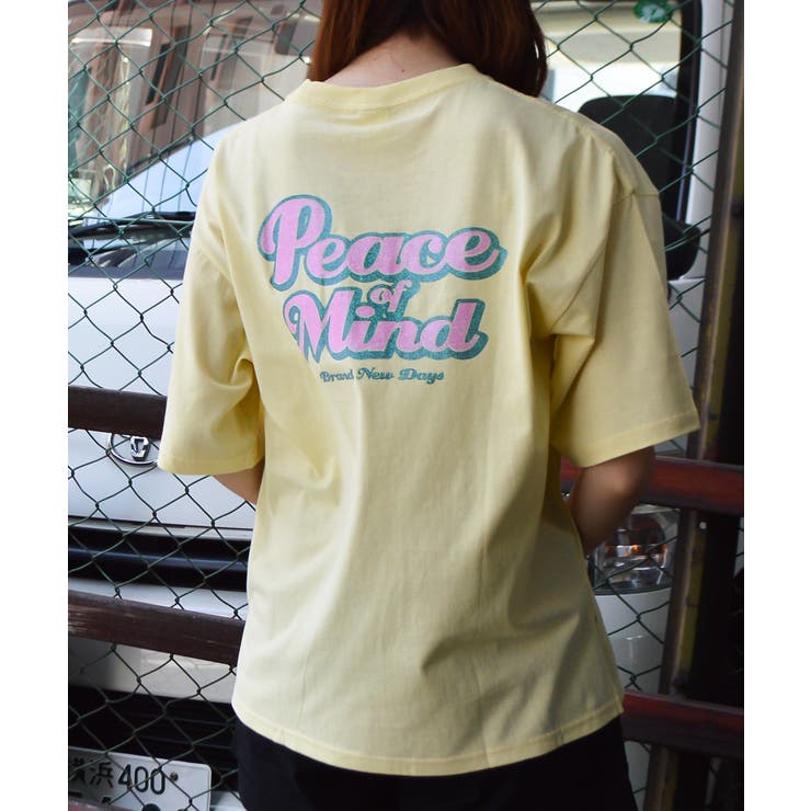 グリッタープリントTシャツ | ＆soiree | 詳細画像9 