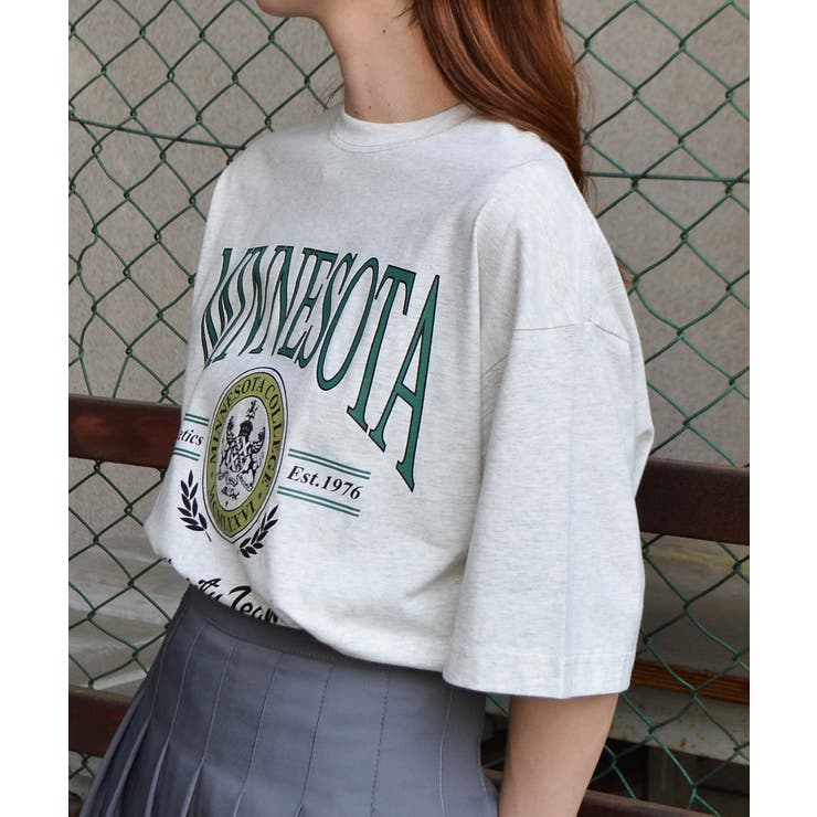 MINESOTAカレッジロゴ ピグメントTシャツ | ＆soiree | 詳細画像4 