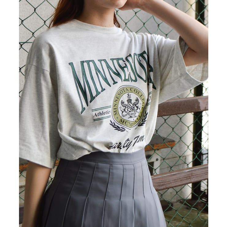 MINESOTAカレッジロゴ ピグメントTシャツ | ＆soiree | 詳細画像5 