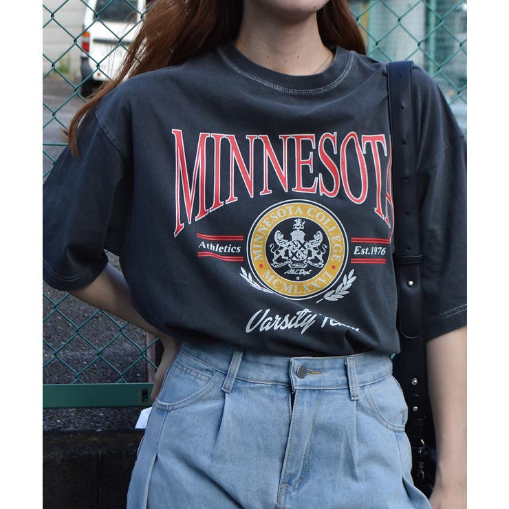 MINESOTAカレッジロゴ ピグメントTシャツ | ＆soiree | 詳細画像7 