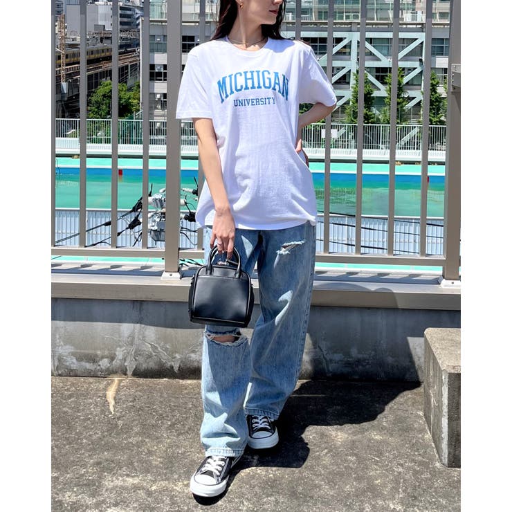 MICHIGAN カレッジロゴプリントTシャツ(半袖) | ＆soiree | 詳細画像10 