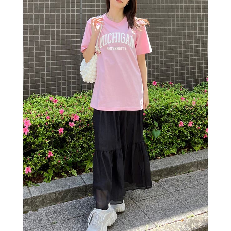 MICHIGAN カレッジロゴプリントTシャツ(半袖) | ＆soiree | 詳細画像65 