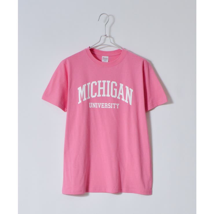 MICHIGAN カレッジロゴプリントTシャツ(半袖) | ＆soiree | 詳細画像80 
