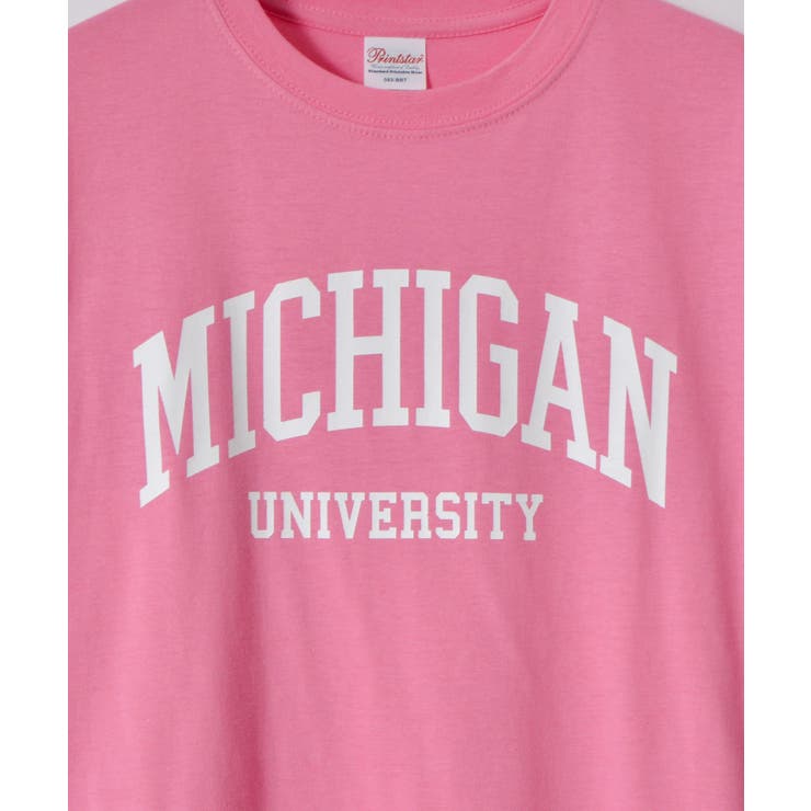 MICHIGAN カレッジロゴプリントTシャツ(半袖) | ＆soiree | 詳細画像81 