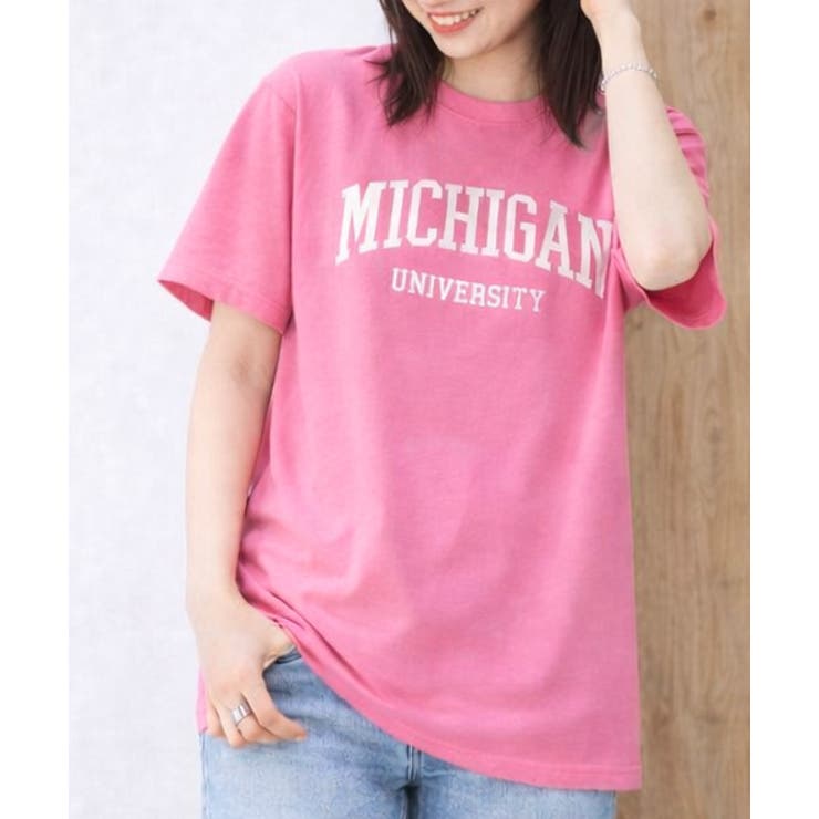 MICHIGAN カレッジロゴプリントTシャツ(半袖) | ＆soiree | 詳細画像82 