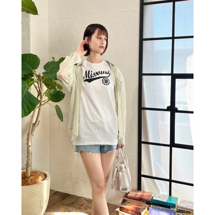 日本製】ストレッチレースデザインカットソー(カットソー・T