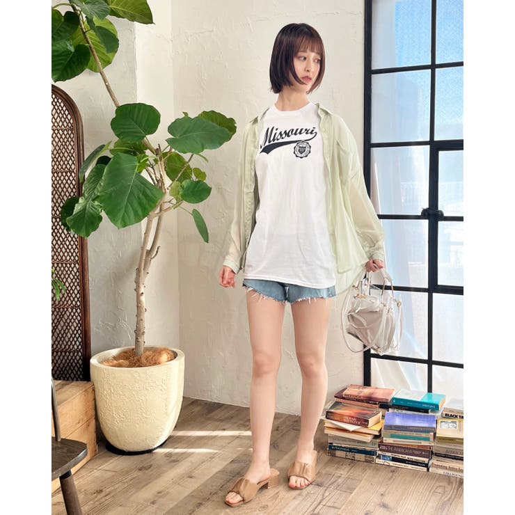 カレッジロゴアソートプリントTシャツ(半袖) | ＆soiree | 詳細画像32 