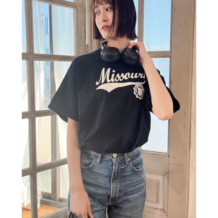 カレッジロゴアソートプリントTシャツ(半袖)[品番：RADM0005553