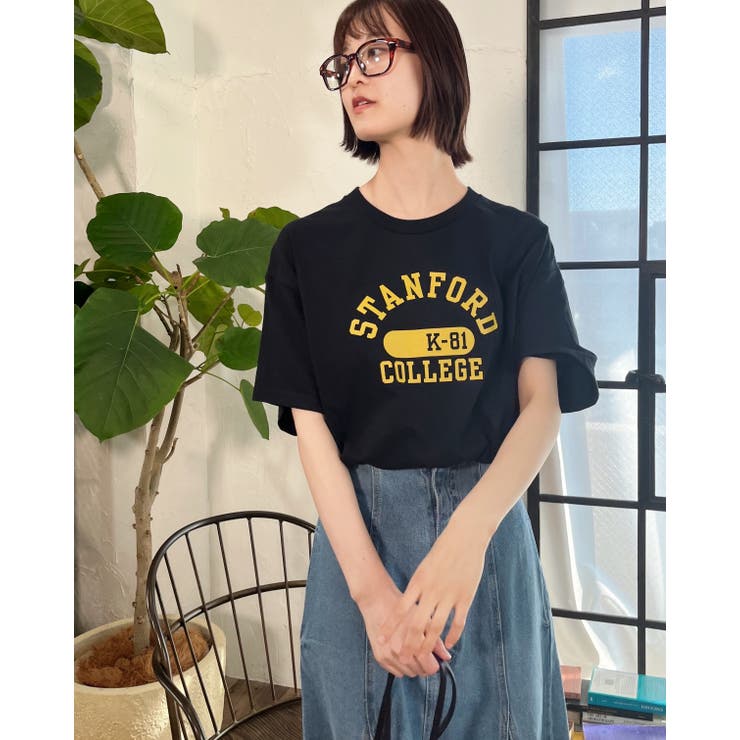 カレッジロゴアソートプリントTシャツ(半袖)[品番：RADM0005553