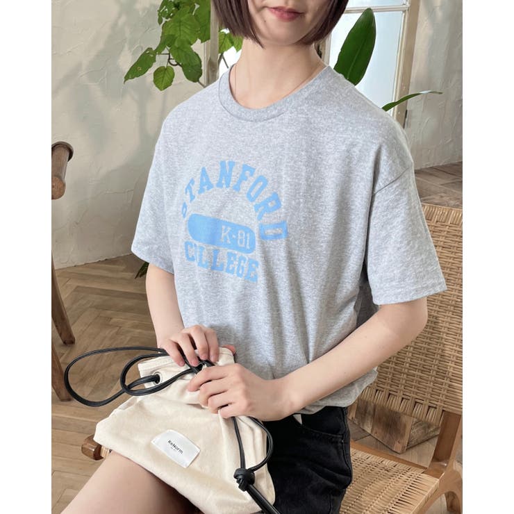 カレッジロゴアソートプリントTシャツ(半袖) | ＆soiree | 詳細画像67 