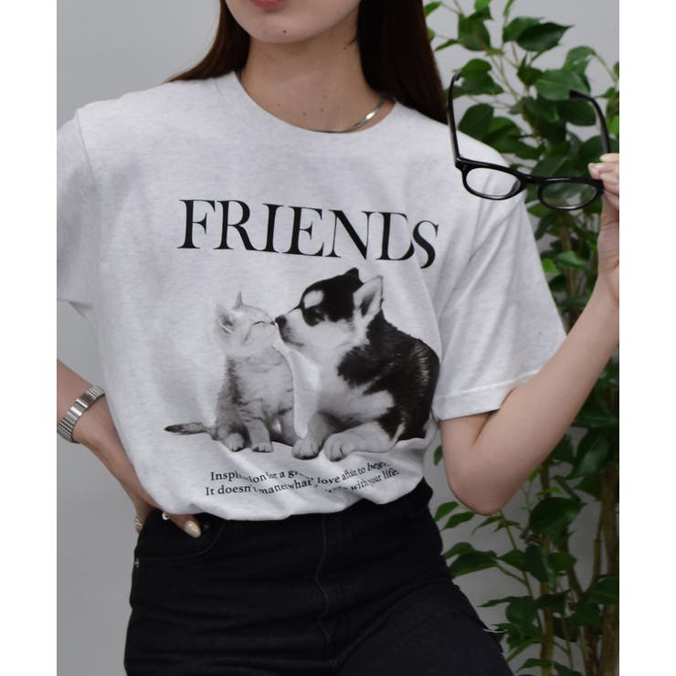 FRIENDS シートプリントTシャツ | ＆soiree | 詳細画像1 