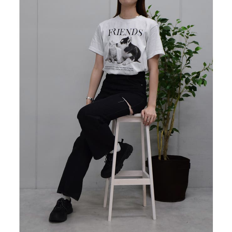 FRIENDS シートプリントTシャツ | ＆soiree | 詳細画像3 