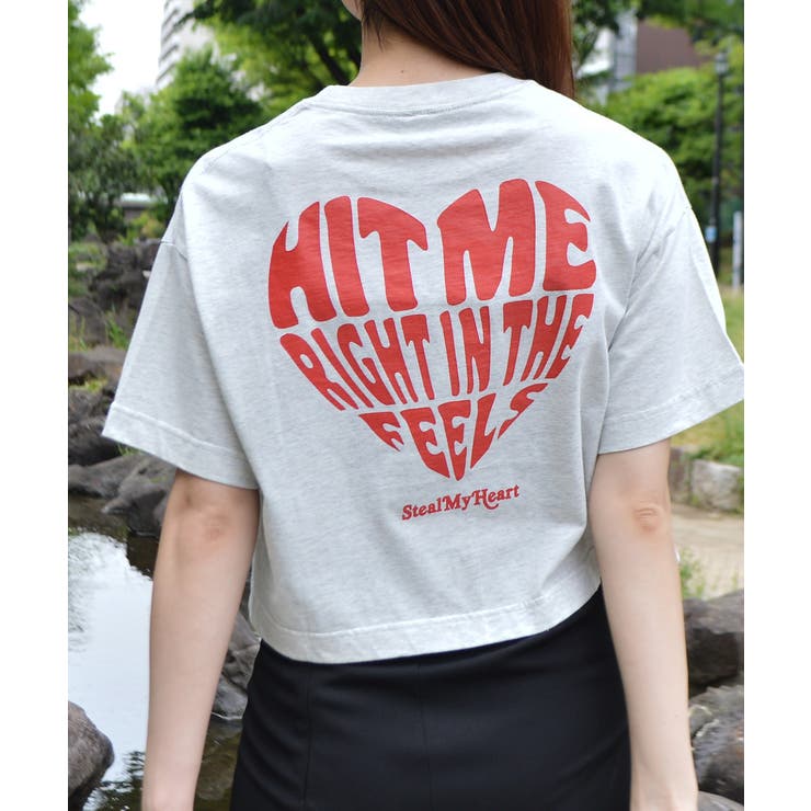 レッド | アソートクロップドTシャツ | ＆soiree