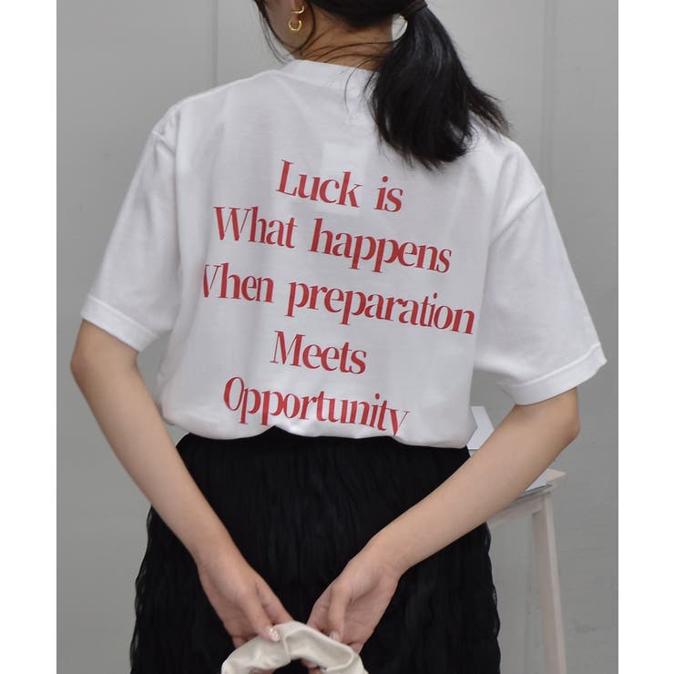 メッセージプリントTシャツ | ＆soiree | 詳細画像12 