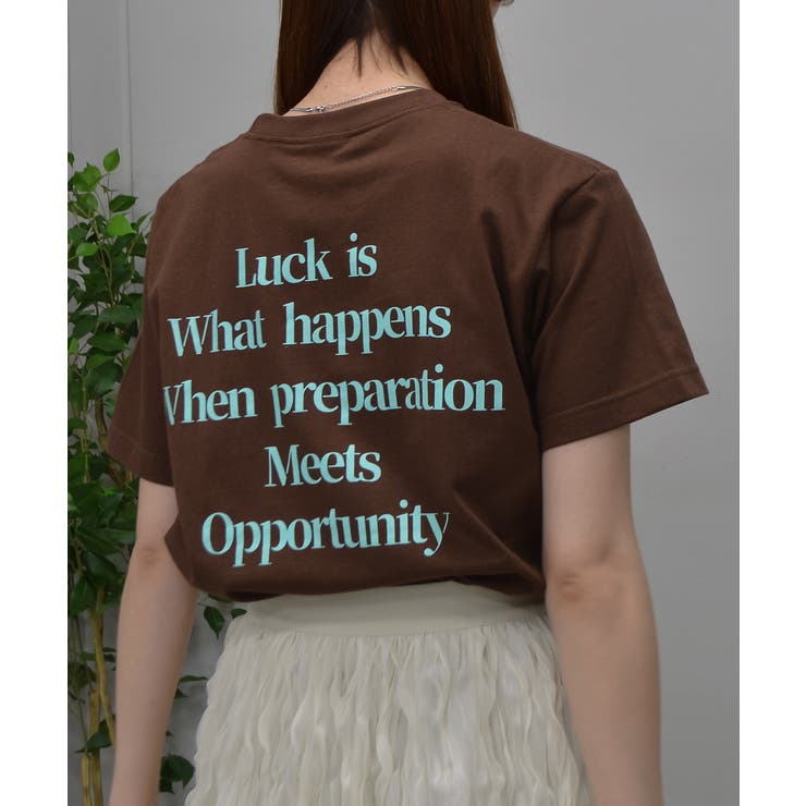 メッセージプリントTシャツ | ＆soiree | 詳細画像5 