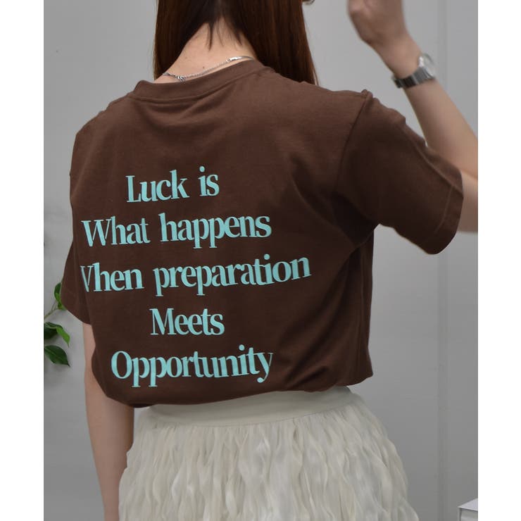 メッセージプリントTシャツ | ＆soiree | 詳細画像6 