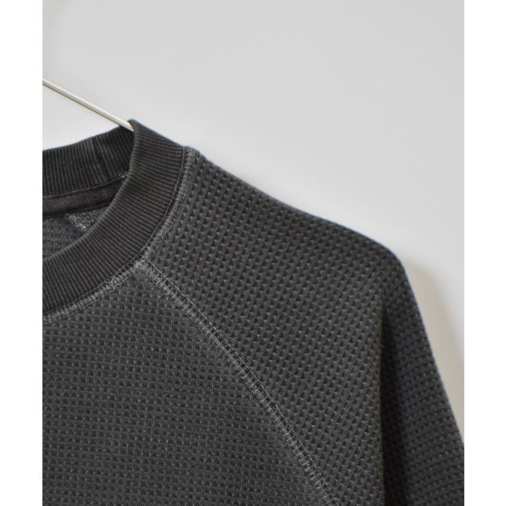 SUNNY SMITH ピグメントワッフル ラグランロゴ刺繍Ｔシャツ | MODISH GAZE | 詳細画像21 