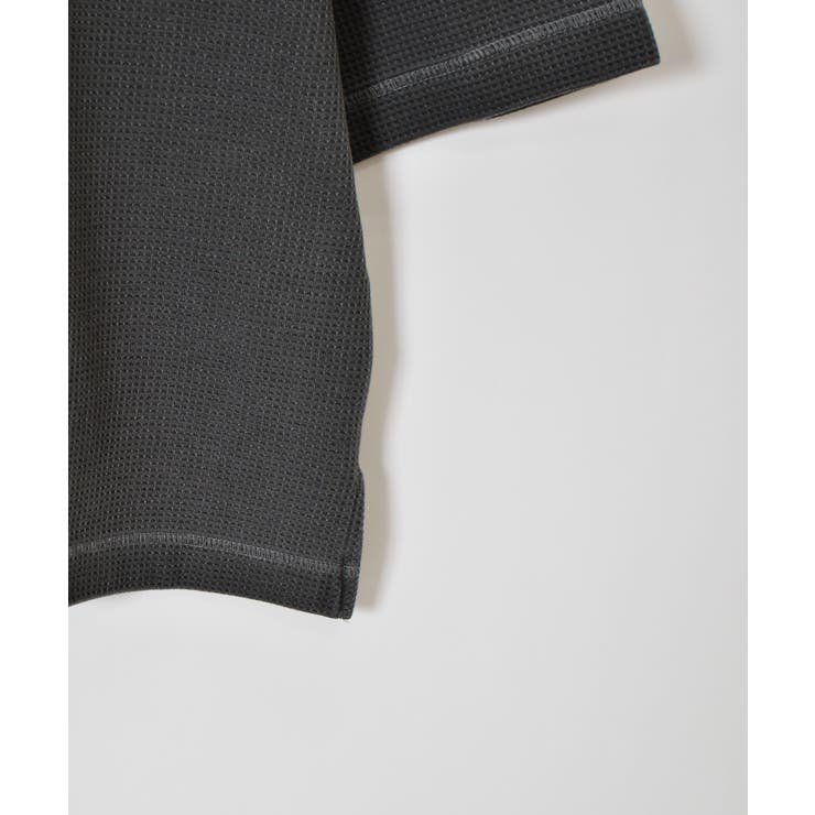 SUNNY SMITH ピグメントワッフル ラグランロゴ刺繍Ｔシャツ | MODISH GAZE | 詳細画像23 