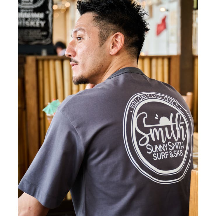 バックサークルロゴプリントTシャツ | MODISH GAZE | 詳細画像1 