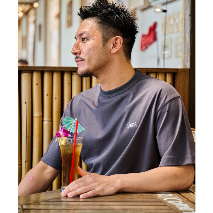 バックサークルロゴプリントTシャツ | MODISH GAZE | 詳細画像4 