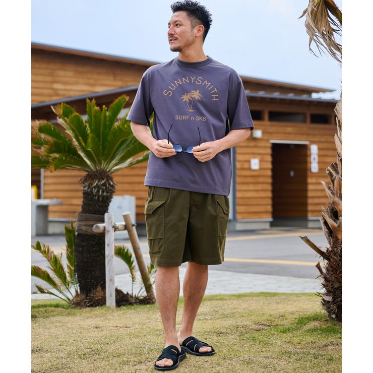 ヤシの木アーチロゴプリントTシャツ | MODISH GAZE | 詳細画像11 