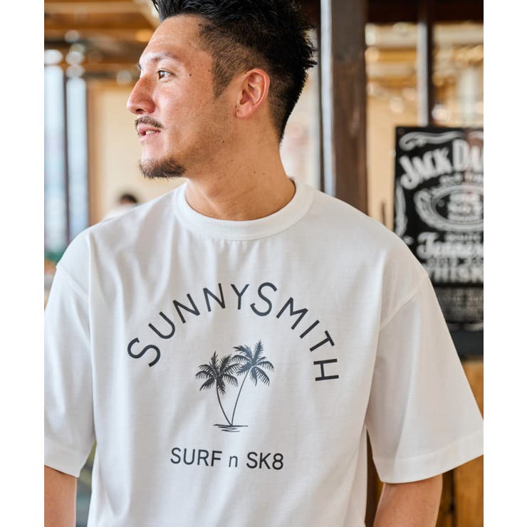 ヤシの木アーチロゴプリントTシャツ | MODISH GAZE | 詳細画像6 