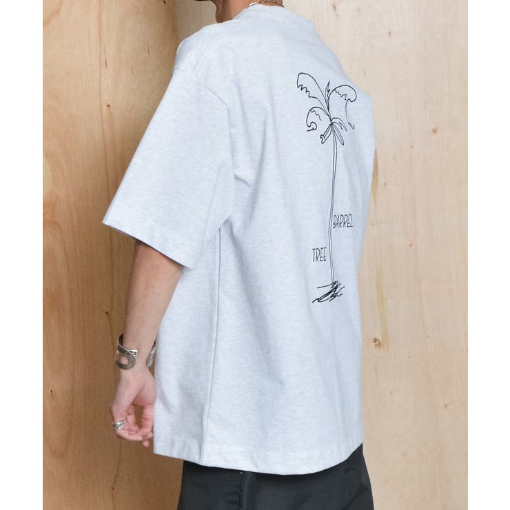 SunnySmith ウルトラヘビーオンスヤシの木柄両面刺繍Tシャツ | MODISH GAZE | 詳細画像10 
