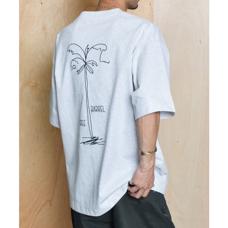SunnySmith ウルトラヘビーオンスヤシの木柄両面刺繍Tシャツ | MODISH GAZE | 詳細画像8 