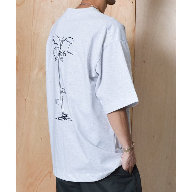 SunnySmith ウルトラヘビーオンスヤシの木柄両面刺繍Tシャツ | MODISH GAZE | 詳細画像9 