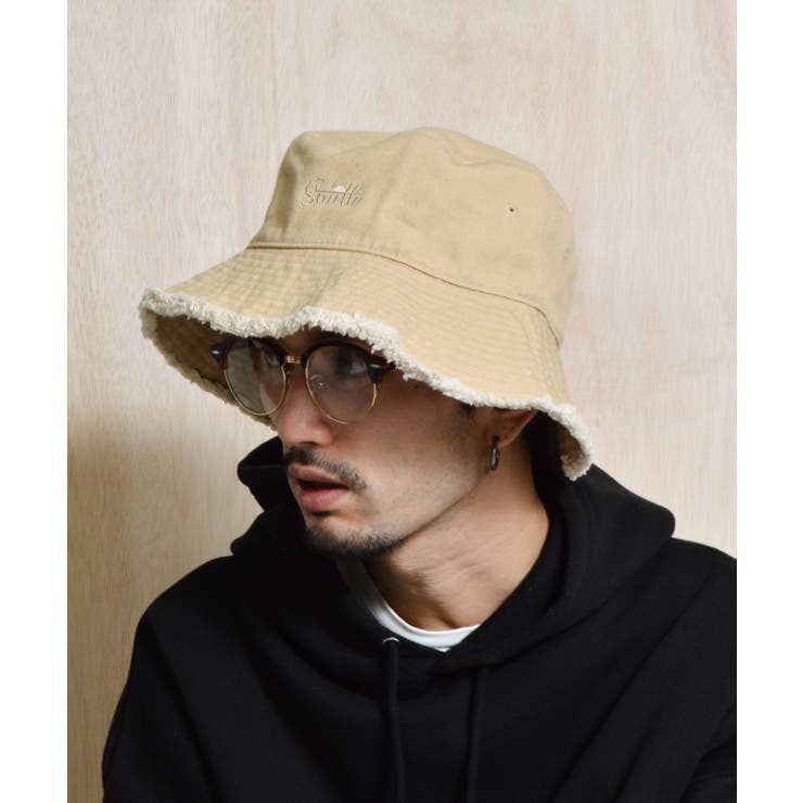 【SUNNYSMITH】ロゴ刺繍フリンジ バケットハット | MODISH GAZE | 詳細画像1 