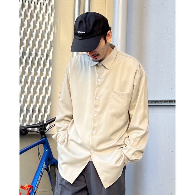 オーバーサイズとろみシャツ[品番：RADM0005657]｜MODISH GAZE