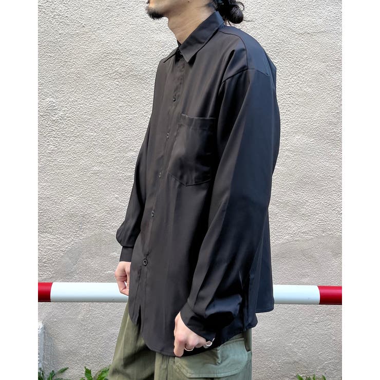 オーバーサイズとろみシャツ | MODISH GAZE | 詳細画像12 