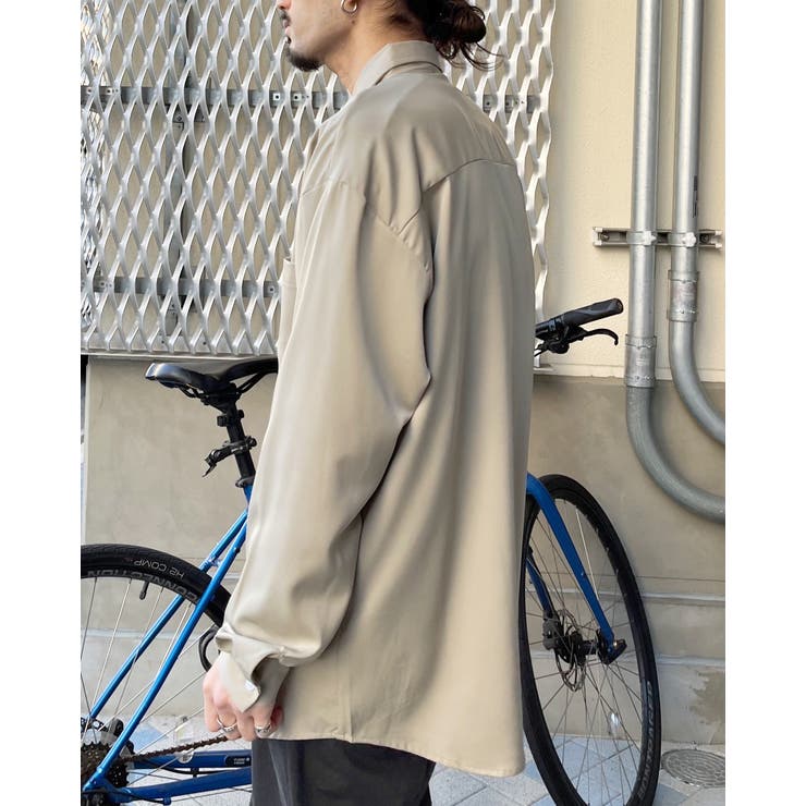 オーバーサイズとろみシャツ | MODISH GAZE | 詳細画像3 