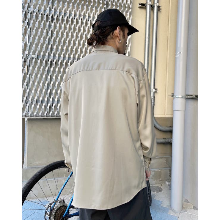 オーバーサイズとろみシャツ | MODISH GAZE | 詳細画像4 