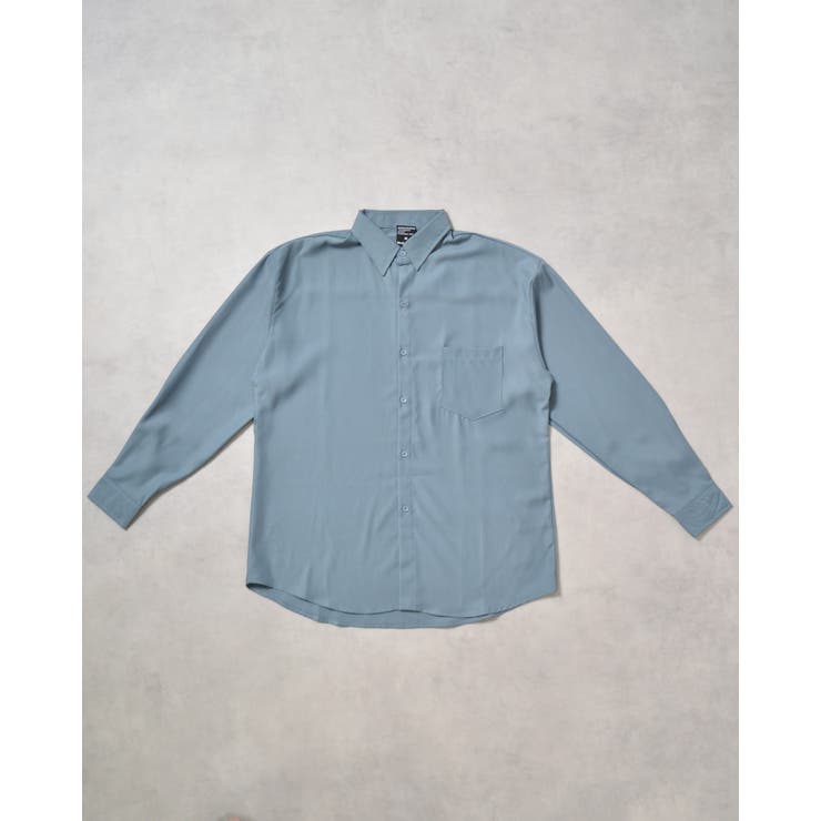 ブルー | オーバーサイズとろみシャツ | MODISH GAZE