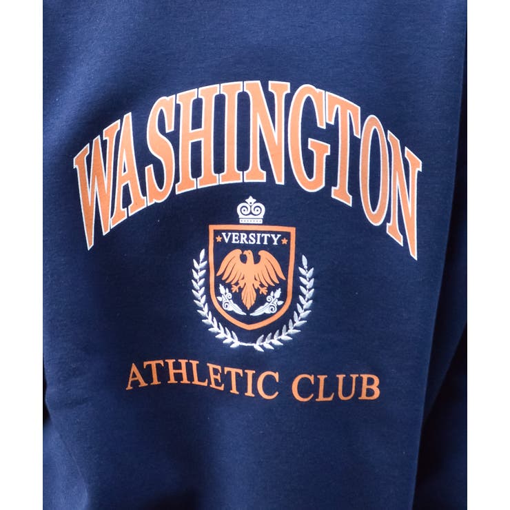 裏起毛カレッジロゴオーバーサイズトレーナー | ＆soiree | 詳細画像23 