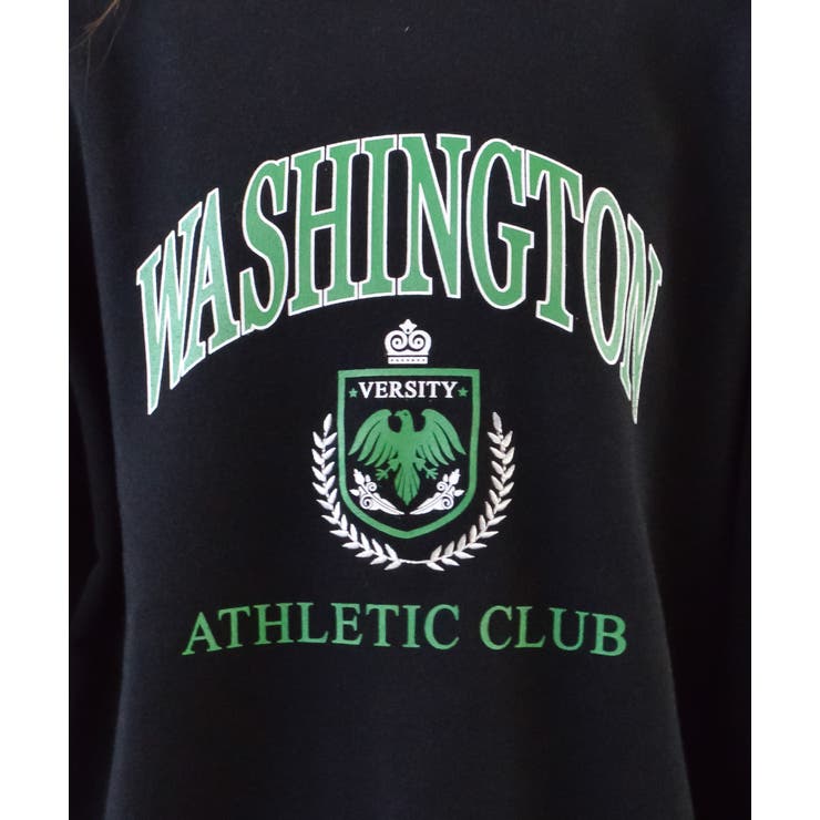 裏起毛カレッジロゴオーバーサイズトレーナー | ＆soiree | 詳細画像24 