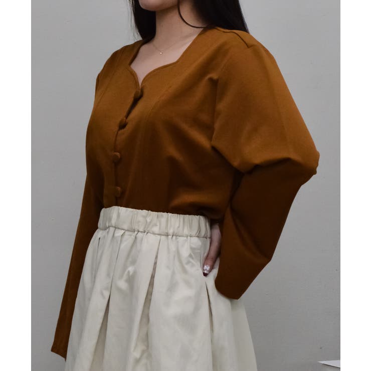 エスニック風ハートネックジャケット | ＆soiree | 詳細画像12 