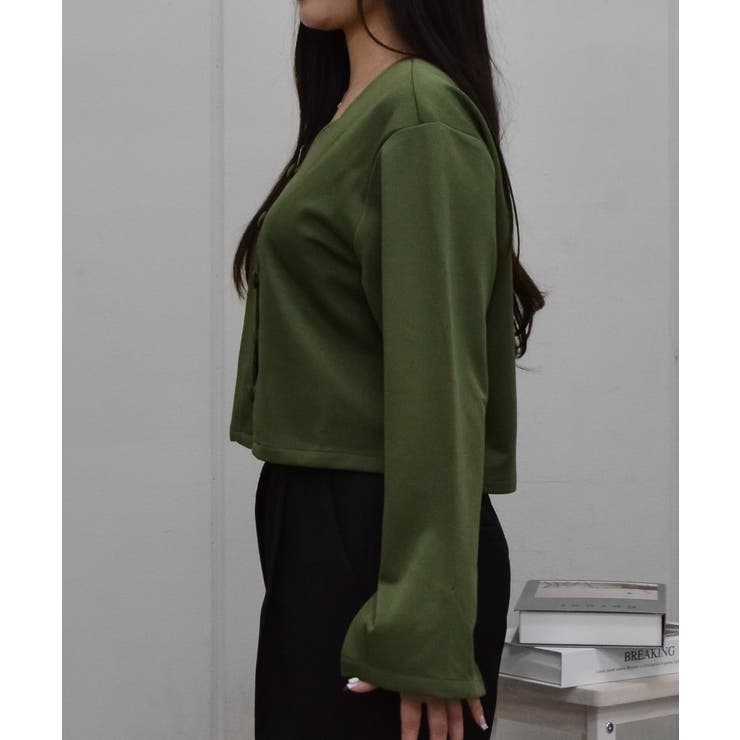 エスニック風ハートネックジャケット | ＆soiree | 詳細画像5 