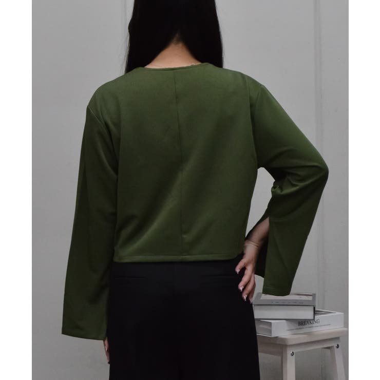 エスニック風ハートネックジャケット | ＆soiree | 詳細画像6 