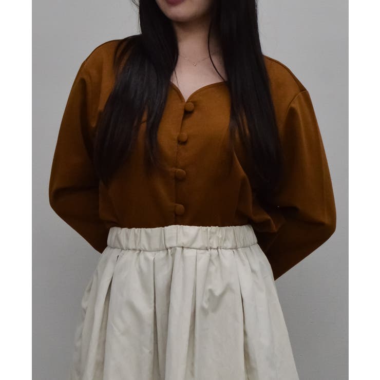 エスニック風ハートネックジャケット | ＆soiree | 詳細画像9 