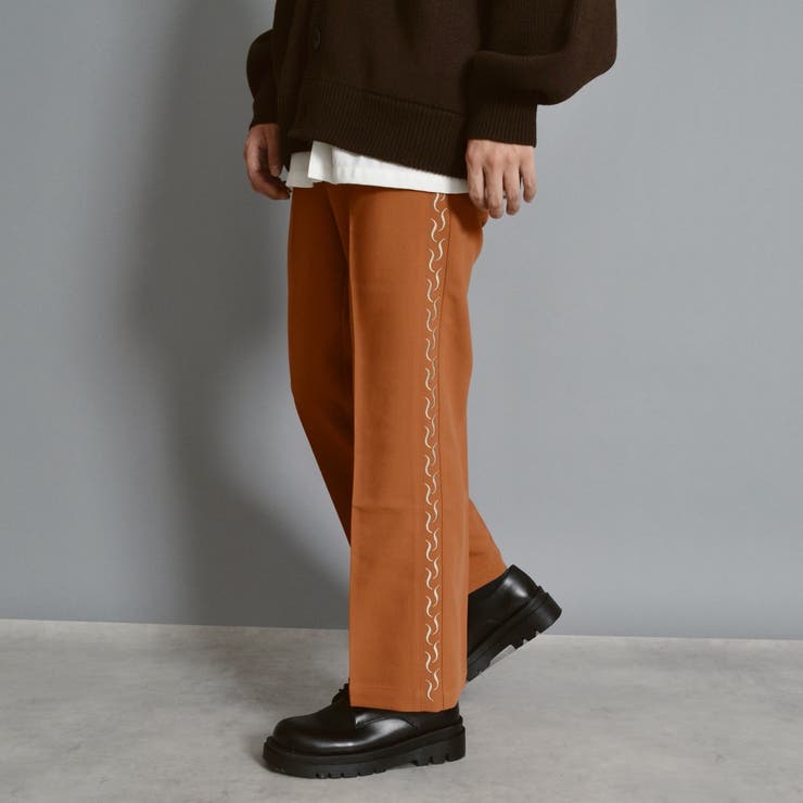 サイド刺繍フレアパンツ モード フレアスラックス | MODISH GAZE | 詳細画像16 