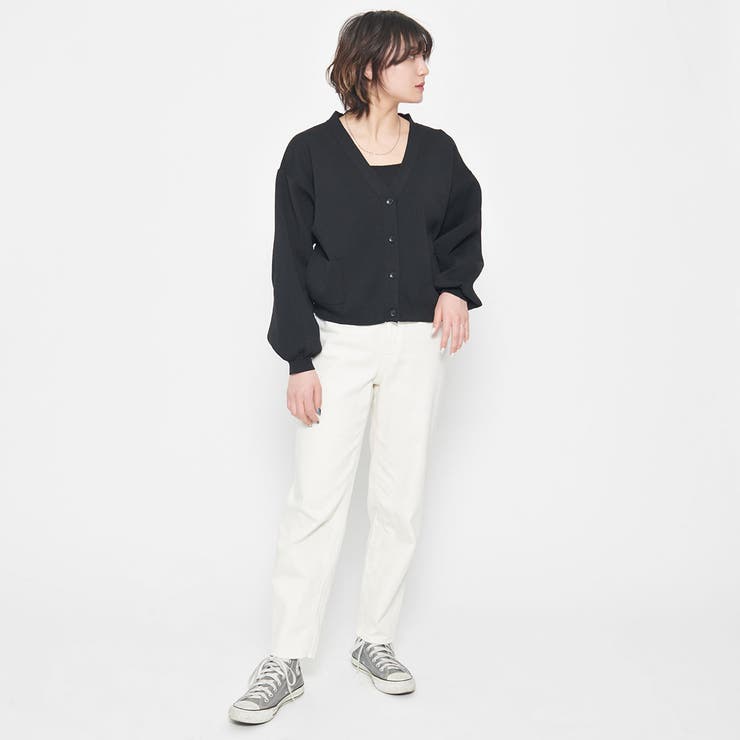 ボリュームスリーブショートカーディガン | ＆soiree | 詳細画像16 