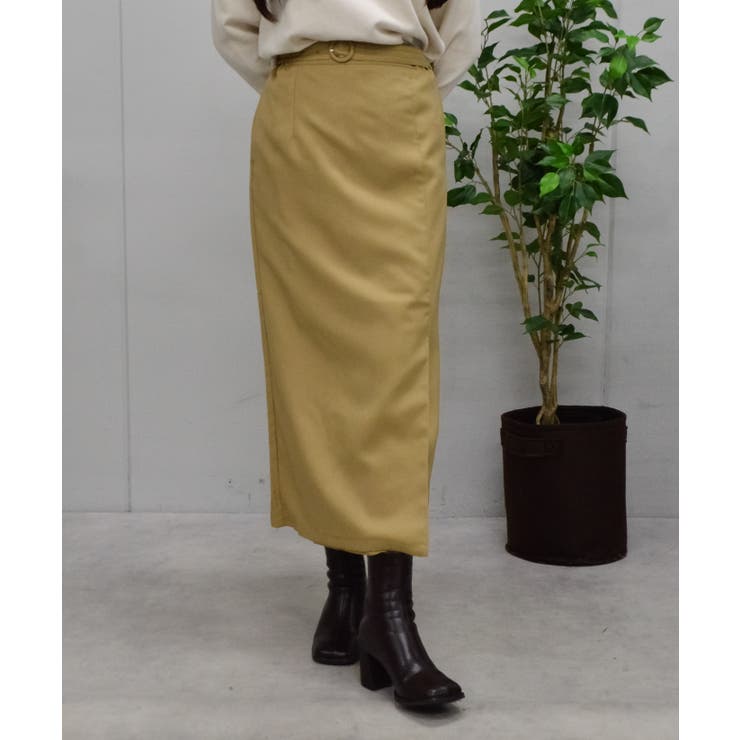 スリット入りラップタイトスカート | ＆soiree | 詳細画像11 