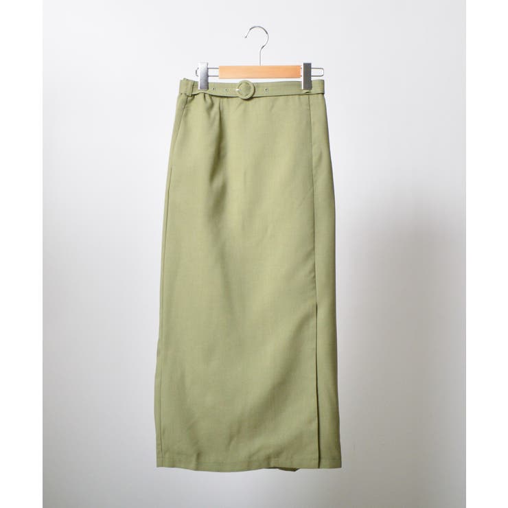 スリット入りラップタイトスカート | ＆soiree | 詳細画像19 