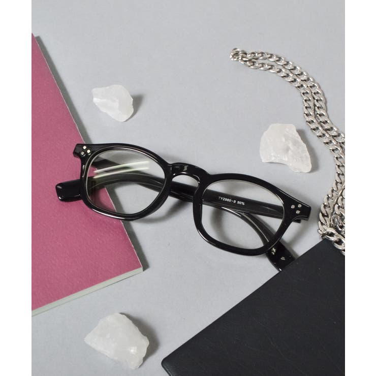 Bブラック | 【選べる2デザイン】カラーレンズサングラス(ウェリントン/クラウンパント) | MODISH GAZE