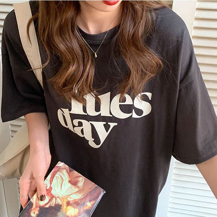 韓国ファッションtシャツ半袖 Tシャツ半袖ロゴ Tシャツ 半袖レディース 品番 Radm Soiree アンドソワレ のレディースファッション通販 Shoplist ショップリスト