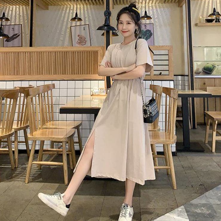 韓国ファッションtシャツワンピース 夏 ワンピース 品番 Radm Soiree アンドソワレ のレディースファッション通販 Shoplist ショップリスト