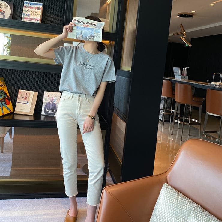 韓国ファッションロゴTシャツ Tシャツ 半袖 | ＆soiree | 詳細画像13 